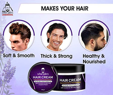 Urbangabru Hair Volumizing Powder Wax (10 Gram) + Hair Growth Cream (100 Gram) - Men's Hair Styling Kit